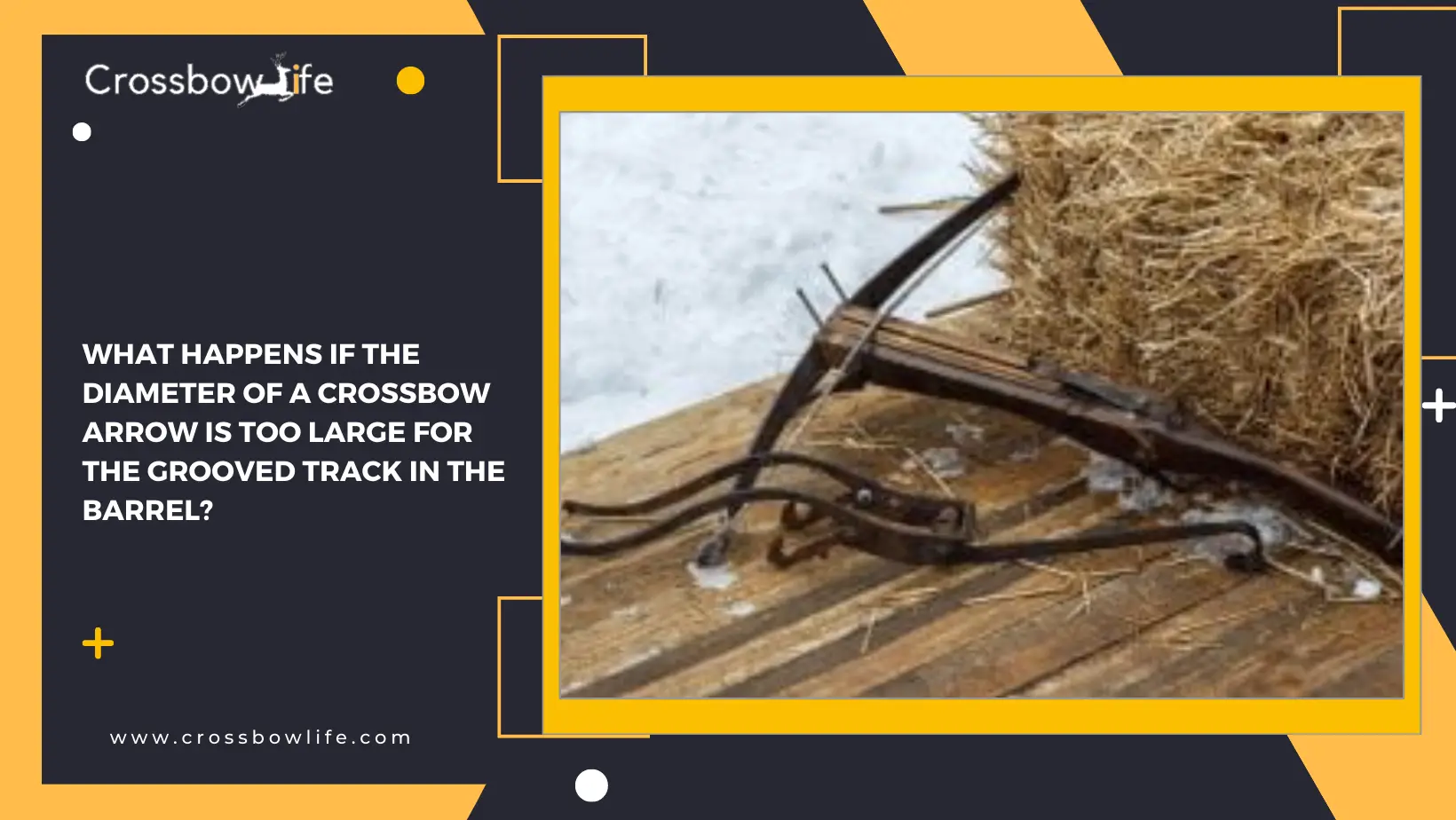 What Happens If The Diameter of a Crossbow Arrow Is Too Large for the Grooved Track in The Barrel?
