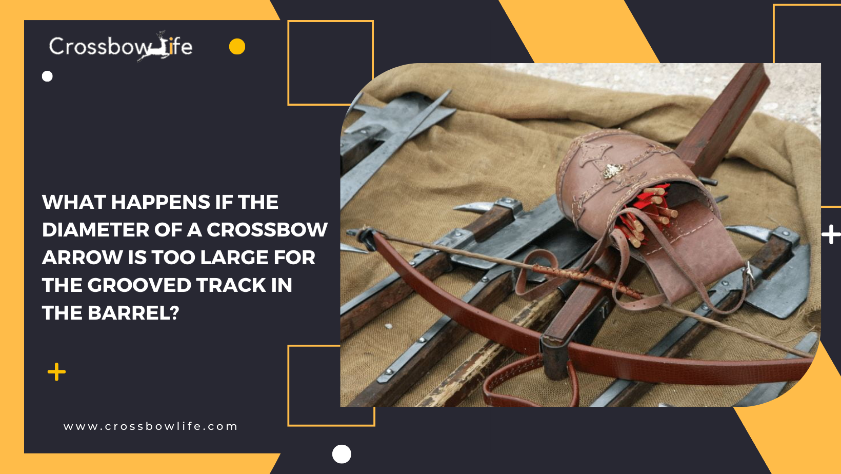 What Happens If The Diameter of a Crossbow Arrow Is Too Large for the Grooved Track in The Barrel?