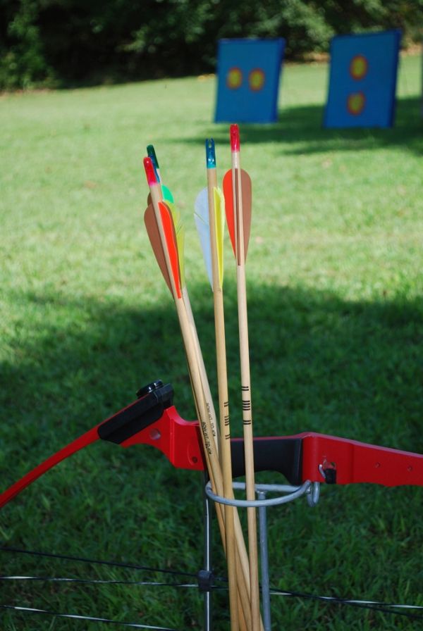 A carbon arrow, illustrating kinetic energy